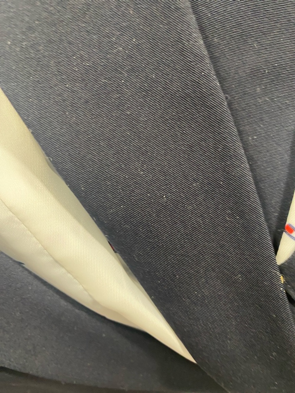 Tommy Hilfiger Navy Sport Coat with Pocket Square - Picture 7 of 9